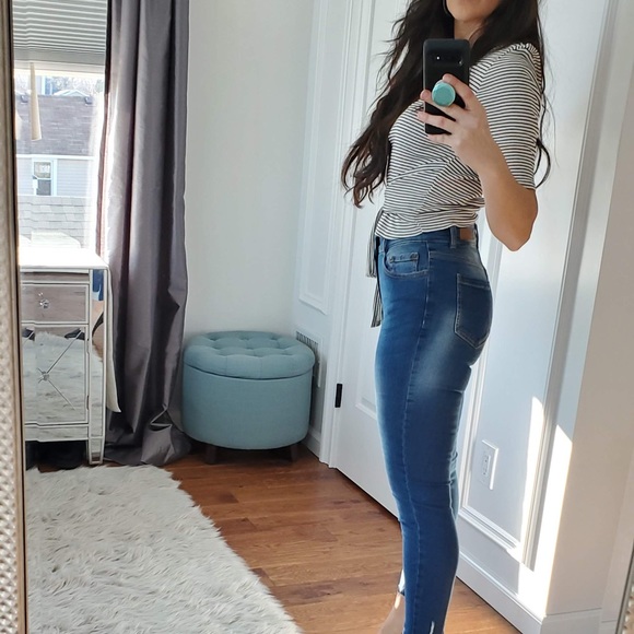 LAST L❤️Sexy striped crop top - Picture 7 of 8